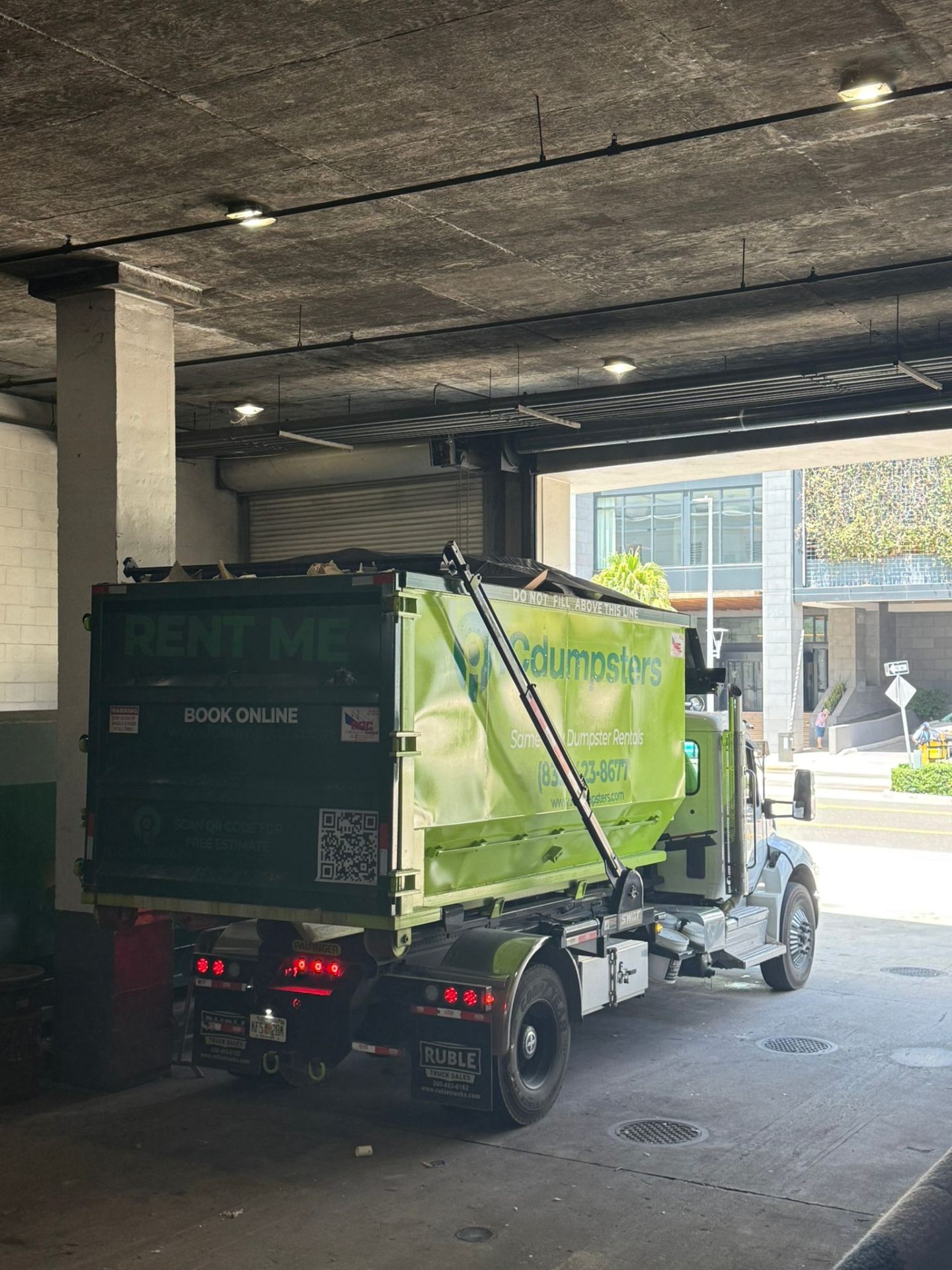 Emergency Cleanup dumpster rental