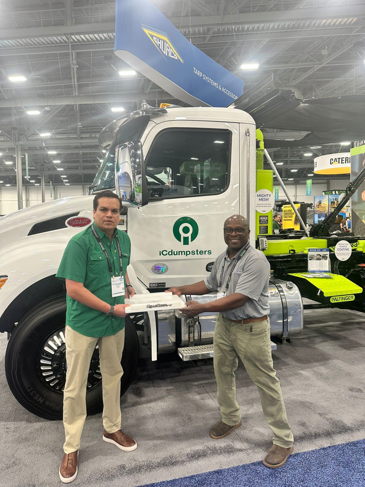 RollSkate handoff at Waste Expo 2025
