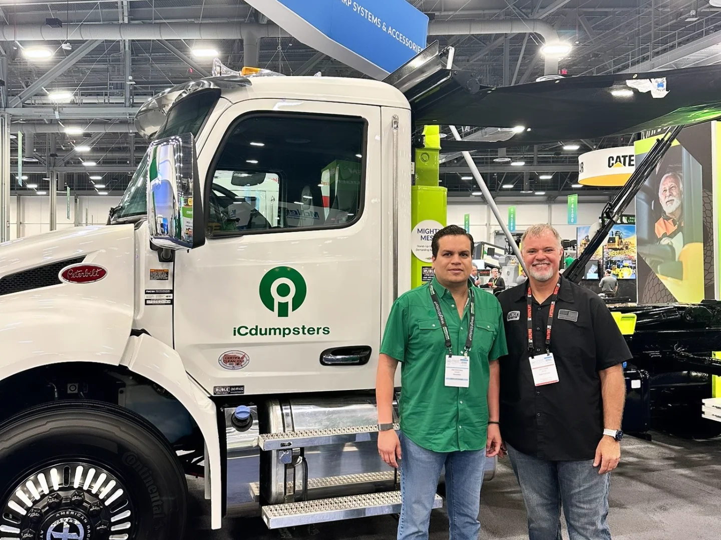 iCdumpsters Peterbilt truck debut at Waste Expo 2025